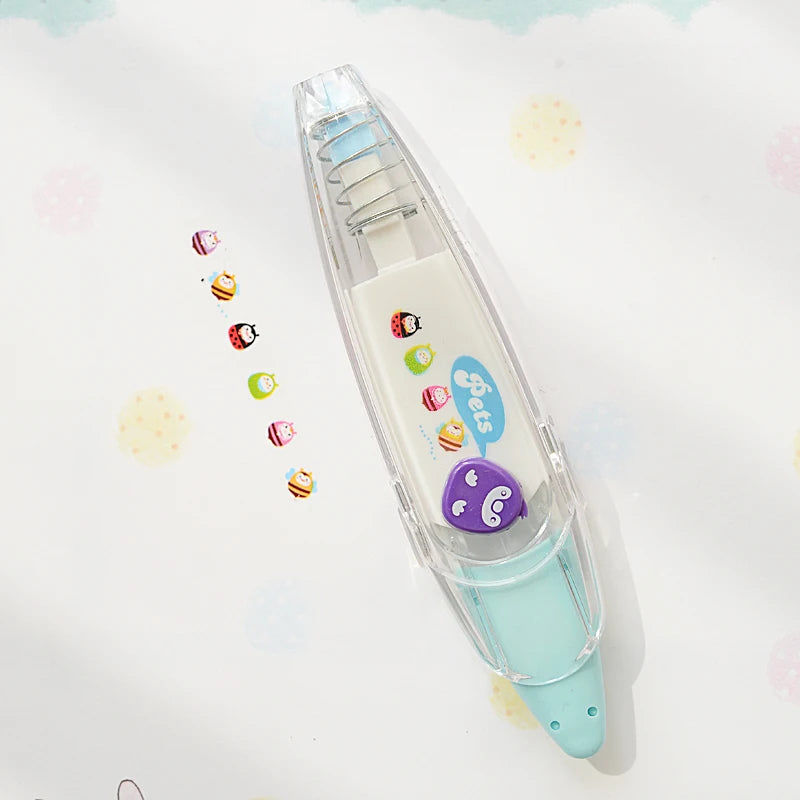 Cartoon Floral Sticker Tape Pen