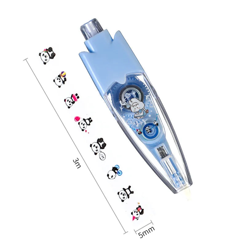 Cartoon Floral Sticker Tape Pen